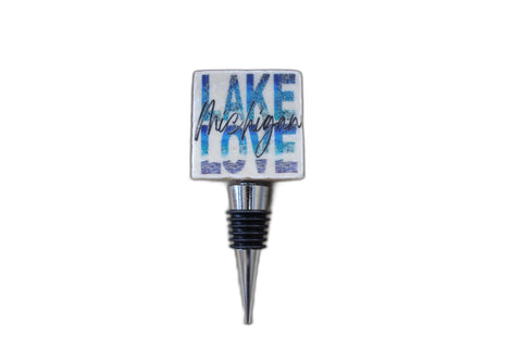 Lake Love Wine Stopper by Ravaged Barn