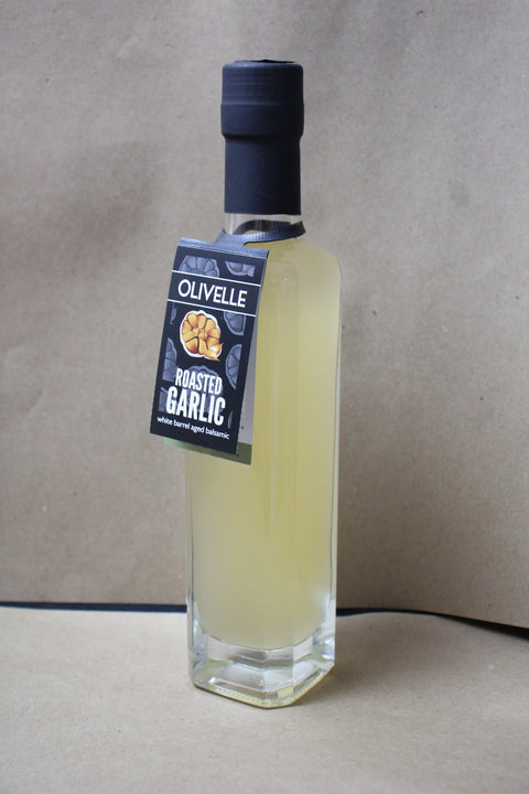 Roasted Garlic White Barrel Aged Balsamic by Olivelle