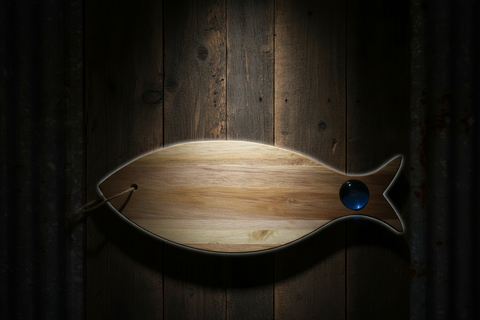Mi Beach Rocks Single Petoskey Fish Tail Board