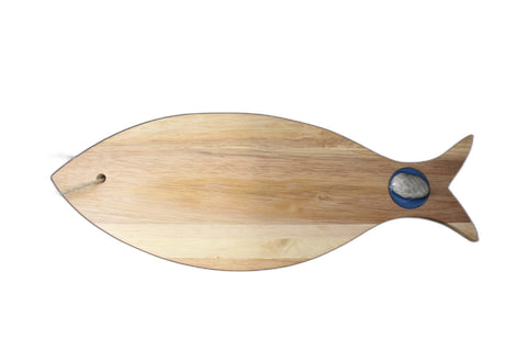 Mi Beach Rocks Single Petoskey Fish Tail Board