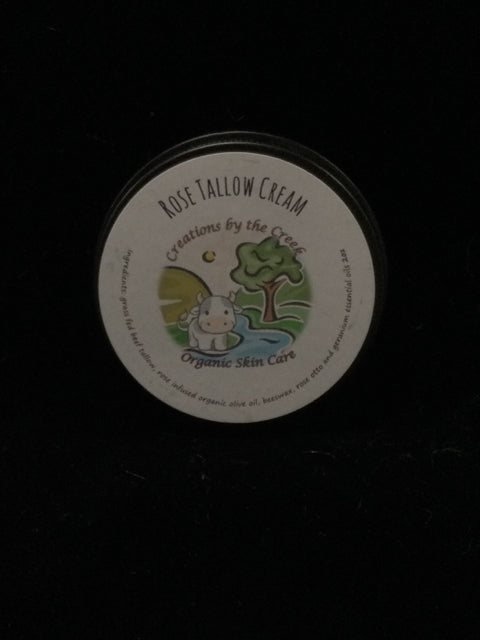 Rose Tallow Cream, 2oz by Creations by the Creek