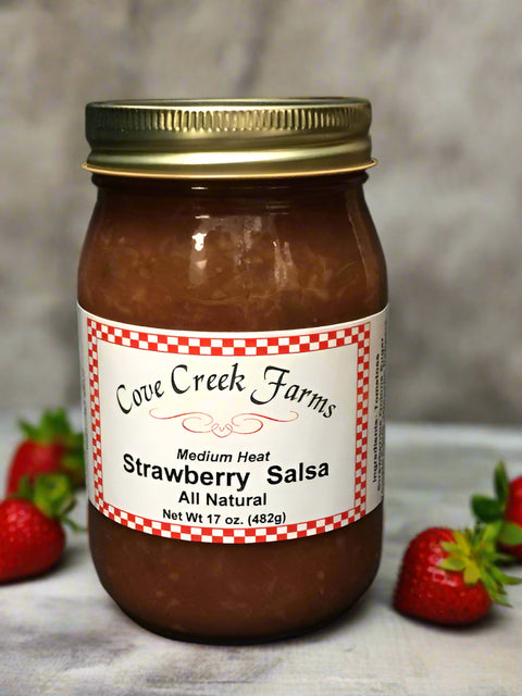 Strawberry Salsa Medium Heat by Cove Creek Farms