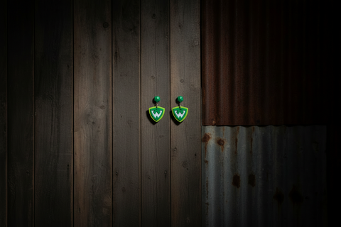 Wayne State Michigan Earrings