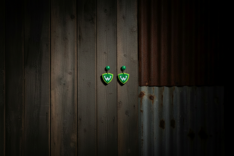 Wayne State Michigan Earrings