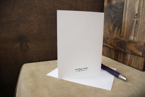 Thinking Of You Floral Boots Greeting Card