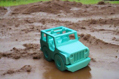 3-D Printed in PLace Teal Offroad Vehicle by AMLinspirations Toys