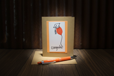 Orange Congrats by Cards For A Cause