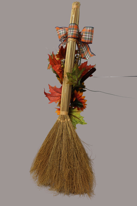 Autumn Harvest Decorative Broom