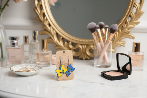 Go Blue U of M Earrings