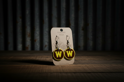 WMU Bronco Pride - Harding Made Earrings