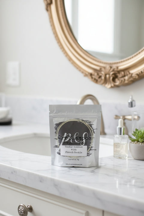 French Cookie Scented Dry Shampoo Refill ziplock bag  by Phoenix & Snow