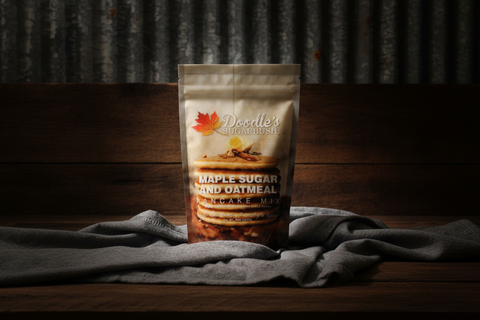 Doodles Sugarbush Maple Sugar & Oatmeal Pancake Mix 1/2lb Dry Goods