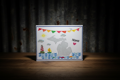 Home Shelf Art 6" x 4" by Ravaged Barn