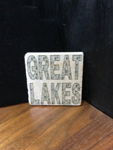 Load image into Gallery viewer, Great Lakes Petoskey Tile Coaster by Ravaged Barn
