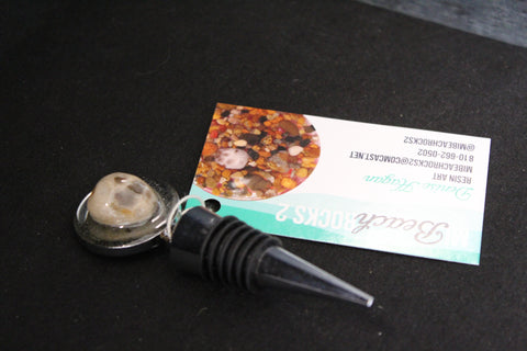 Metal Wine Stopper by MI Beachrocks 2
