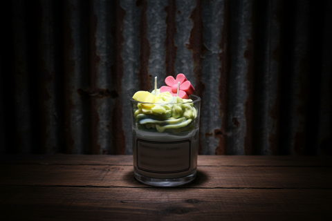 Tasty Worx Candle Co Hazy Hippie Whipped Flower Candle