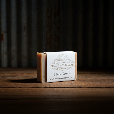 Honey Oatmeal Goat’s Milk Soap – Comforting, Calming, and Nourishing