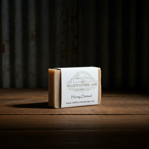 Honey Oatmeal Goat’s Milk Soap – Comforting, Calming, and Nourishing