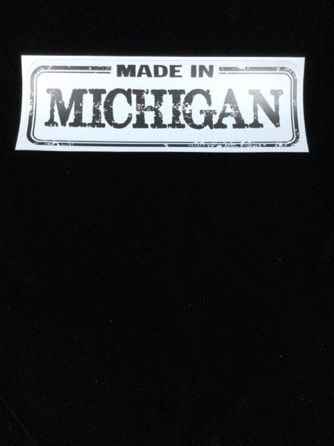 4" Made in Michigan stickers by Center Road Studio