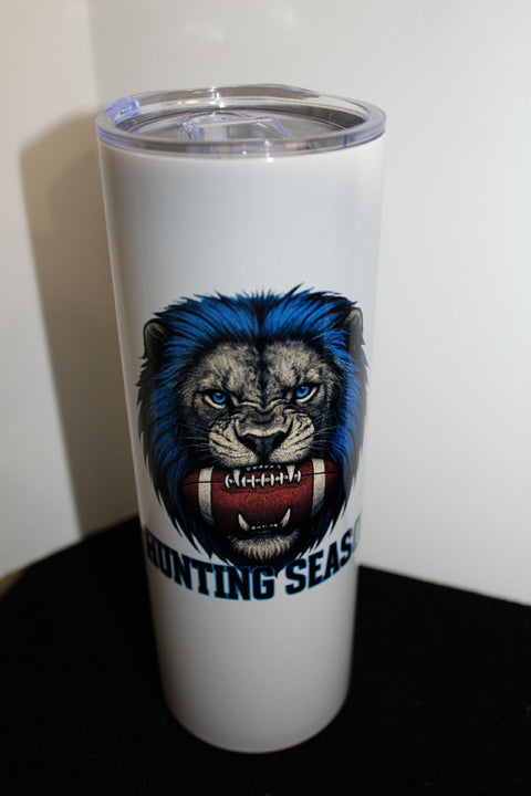 Hunting Season Lion Tumbler by June Bugs