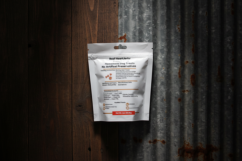 Savory Beef Heart Jerky Dog Treats by Pawfect Treats