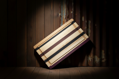 Mike Powers Multitone Wood Cutting Board 20x12