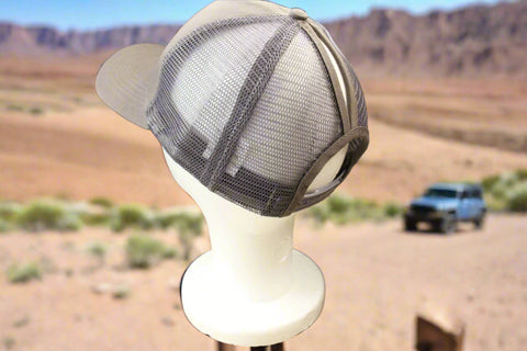 Jeep Offroad Flag Ponytail Hat