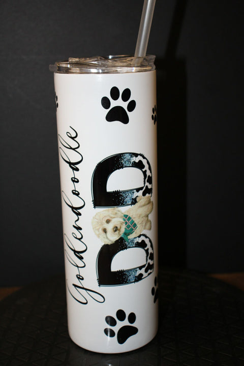 Goldendoodle Dad Tumbler by Blue Petal Gifts