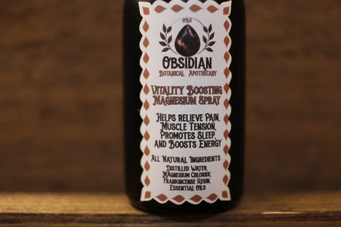 Vitality Boosting Magnesium Spray By OBA