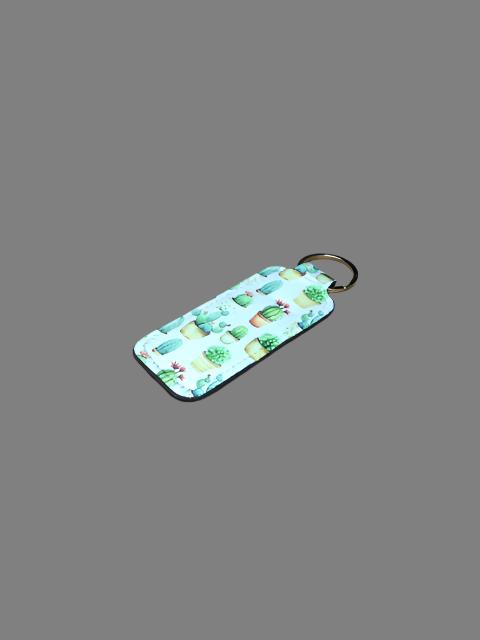 Cactus Print Lip Balm Keychain by Almosta Bee Farm