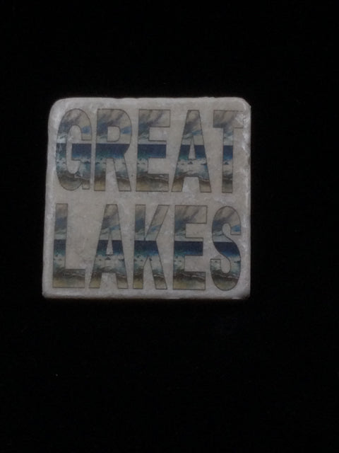 Great Lakes Magnet Tile by Ravaged Barn