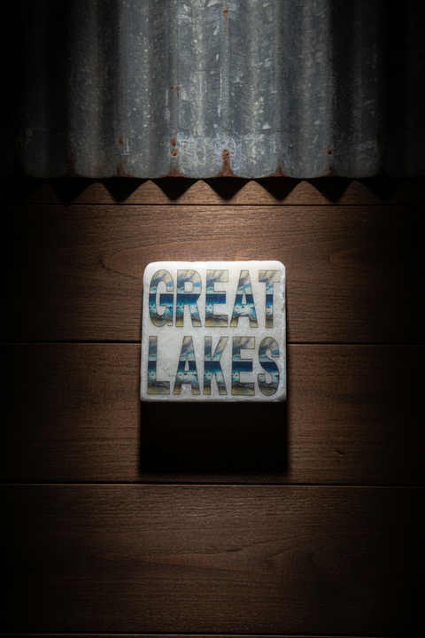 Great Lakes Magnet Tile by Ravaged Barn