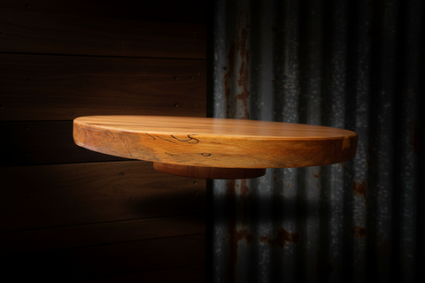 Handcrafted Lazy Susan – Spalted Maple by a Michigan Artisan