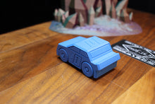 Load image into Gallery viewer, 3-D Printed Blue Race Car by AMLinspirations Toys
