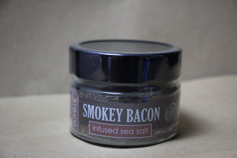 Smokey Bacon Infused Sea Salt by Olivelle