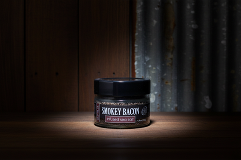 Smokey Bacon Infused Sea Salt by Olivelle