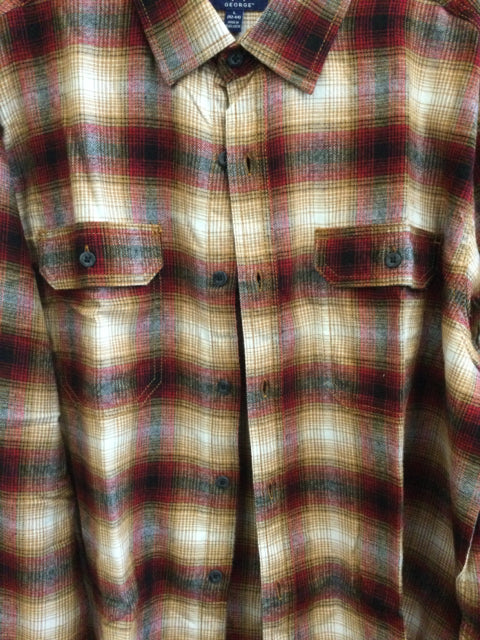 L - Made in Michigan Plaid Flannel Shirt by Center Road Studio