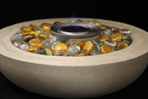 Concrete Flame Golden Glow Bowl by Concrete Flame MI
