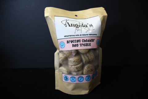 Broccoli Cheddar dog treats-Angela's treat stash