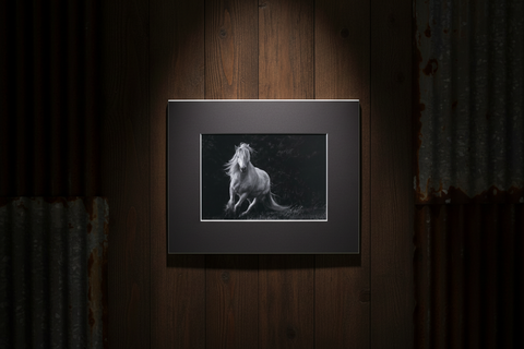 Genna Card Photography Forest Spirit White Horse Running