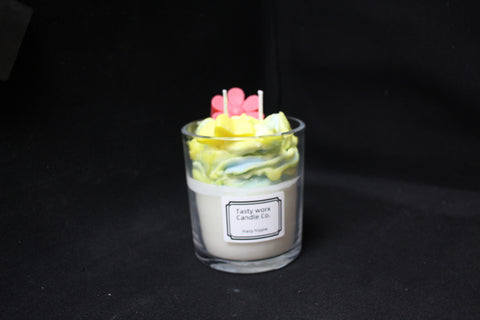 Tasty Worx Candle Co Hazy Hippie Whipped Flower Candle
