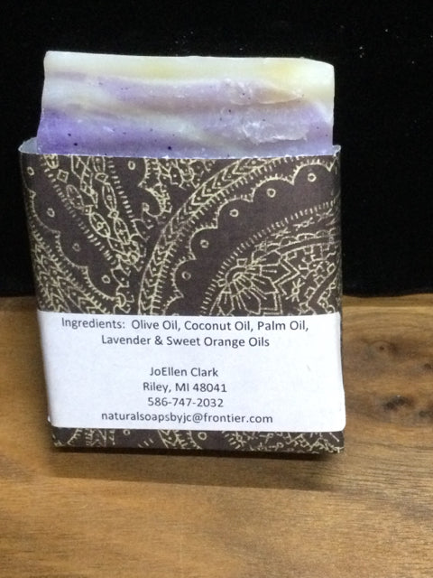 Natural Handmade Lavender Soap by Joellen Clark