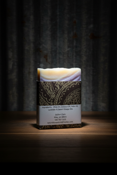 Natural Handmade Lavender Soap by Joellen Clark