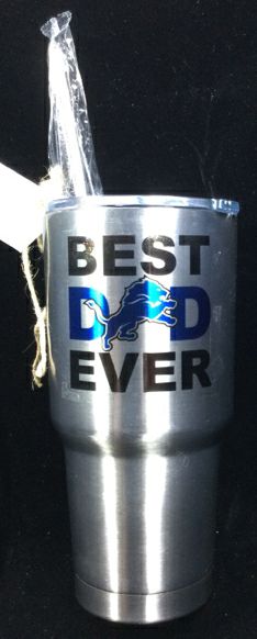 Best Dad Ever Stainless Steel tumbler by Ravaged Barn