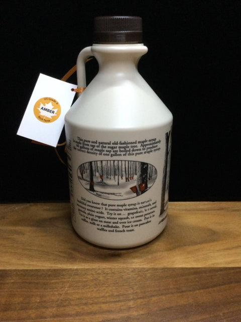 32 fl. Ounces (946 ml) US Grade A Pure Michigan Amber Maple Syrup