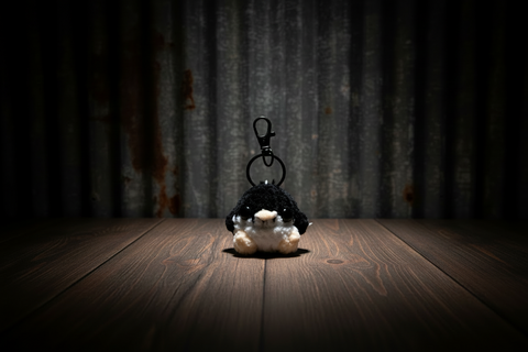 Mini Penguin Plush Keychain by Pillows and Plush