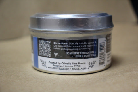Lemon and Dill Tzatziki Rub and Seasoning by Olivelle