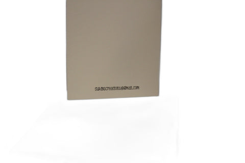 Sukis Creations Thanks Mixed Media Stitched Card