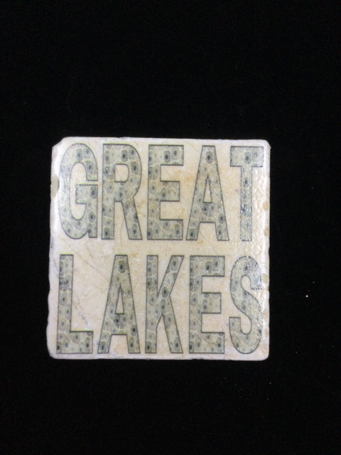 Great Lakes Petoskey Tile Coaster by Ravaged Barn