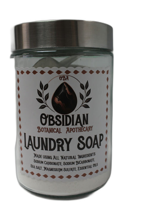 OBA  Natural Laundry Soap in glass jar w/scoop  Sage & Lavender - 48oz